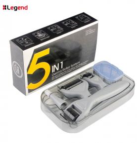 CE approval 5 in 1 derma roller 12 / 300 / 720 / 1200 needles micro needle therapy